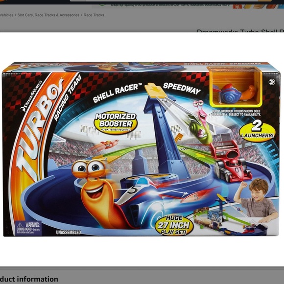 Dreamworks Turbo Shell Racer Speedway Track Set, RARE Set - Picture 12 of 13